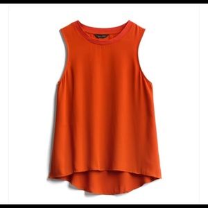 Burnt orange tank/ blouse